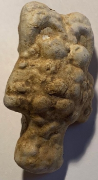 Keramik Muschel, sandfarben